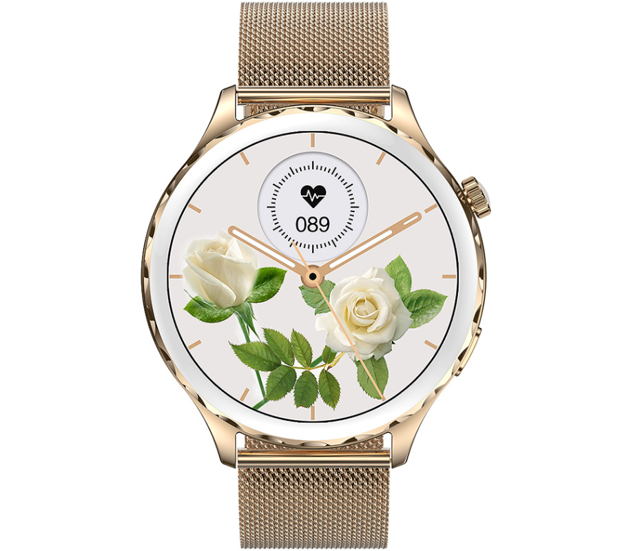 Zegarek damski Smartwatch Rubicon RNCF02 złoty