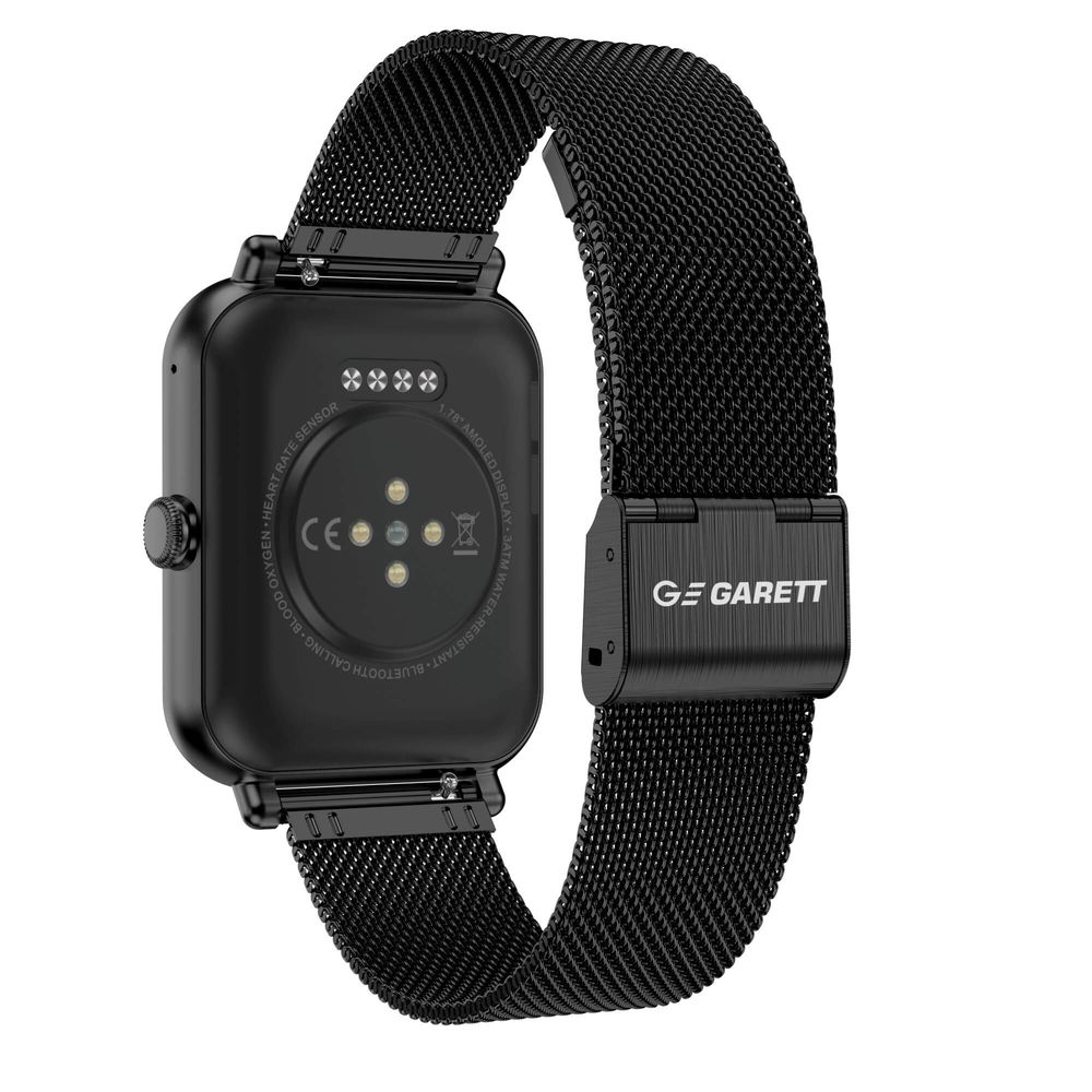 Smartwatch Garett GRC CLASSIC Black steel