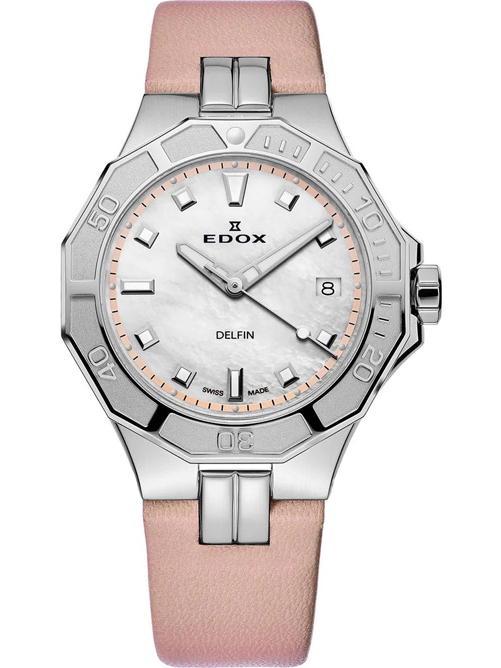 Zegarek damski Edox 53020-3C-NARN Delfin