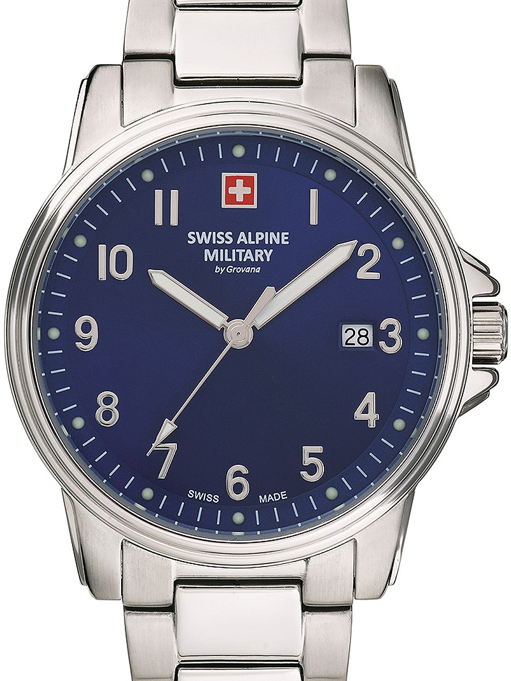 Zegarek męski Swiss Alpine Military 7011.1135 srebrny
