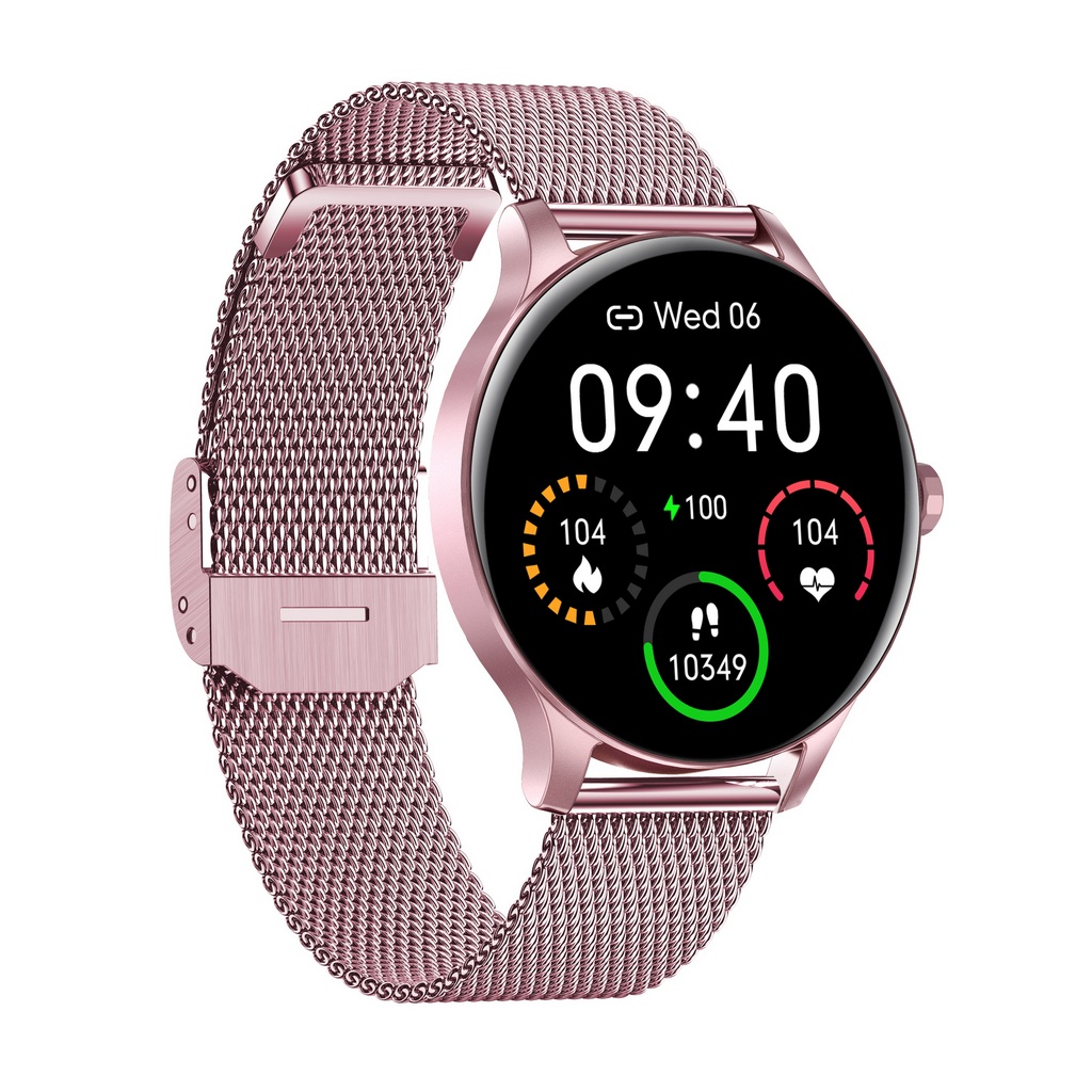 Zegarek damski Smartwatch Garett Classy różowy