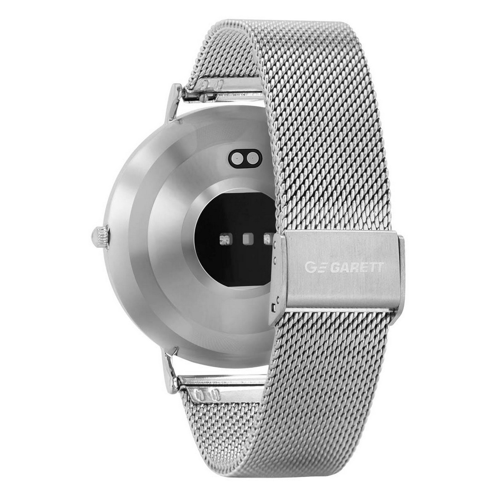 Zegarek damski Smartwatch Garett Verona srebrny stalowy