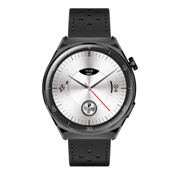 Smartwatch Garett V12 black leather