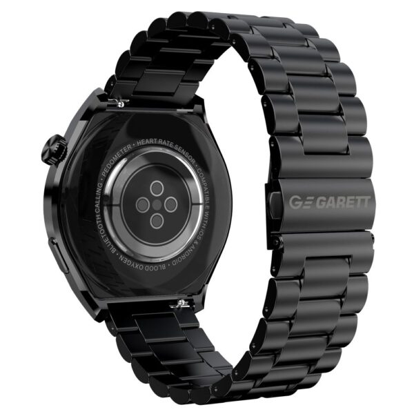Smartwatch Garett V12 black steel