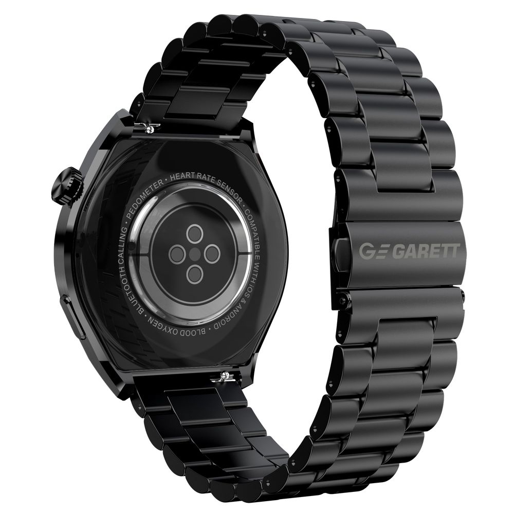 Zegarek męski Smartwatch Garett V12 black steel