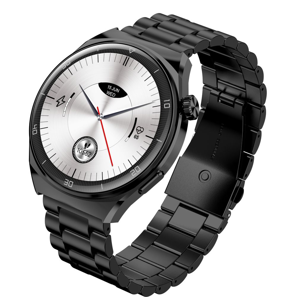 Zegarek męski Smartwatch Garett V12 black steel