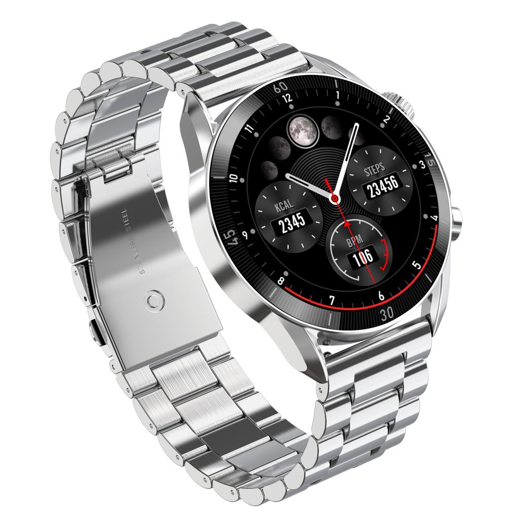 Zegarek męski Smartwatch Garett V10 Silver steel