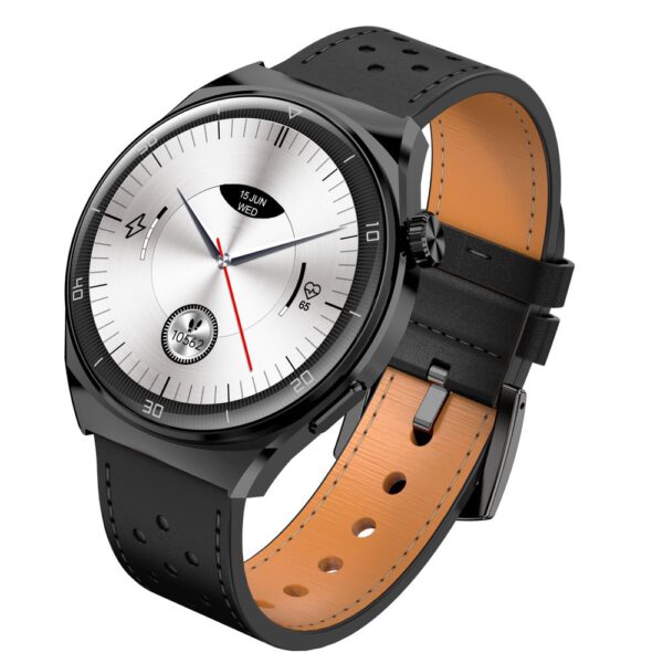 Smartwatch Garett V12 black leather