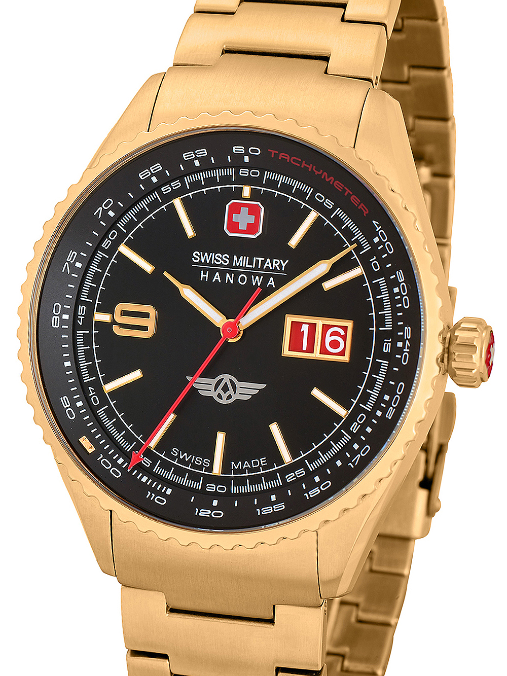 Zegarek męski Swiss Military Hanowa SMWGH2101010 złoty