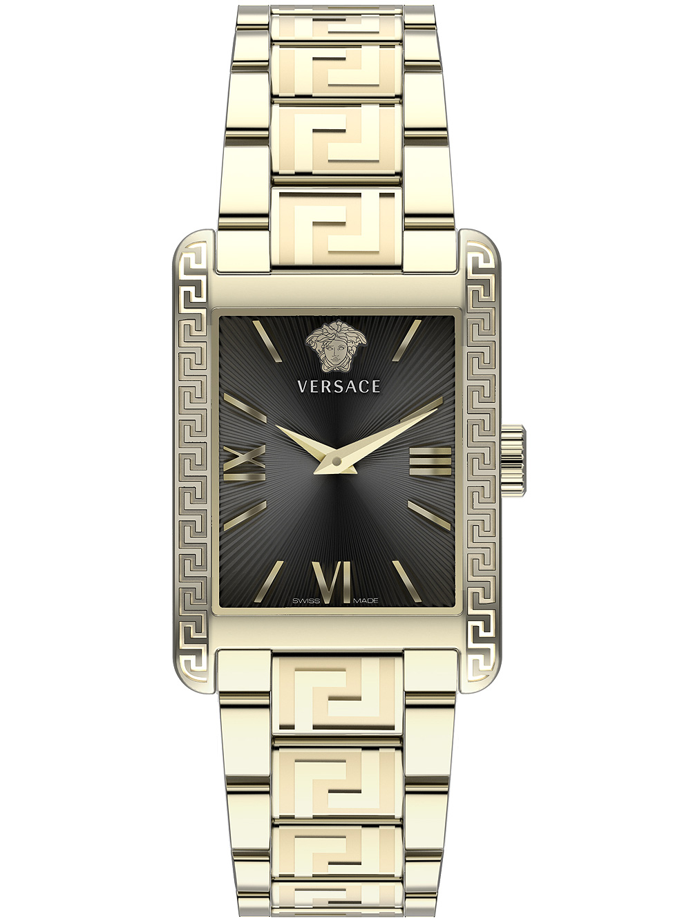 Zegarek damski Versace Tonneau VE1C01122 złoty