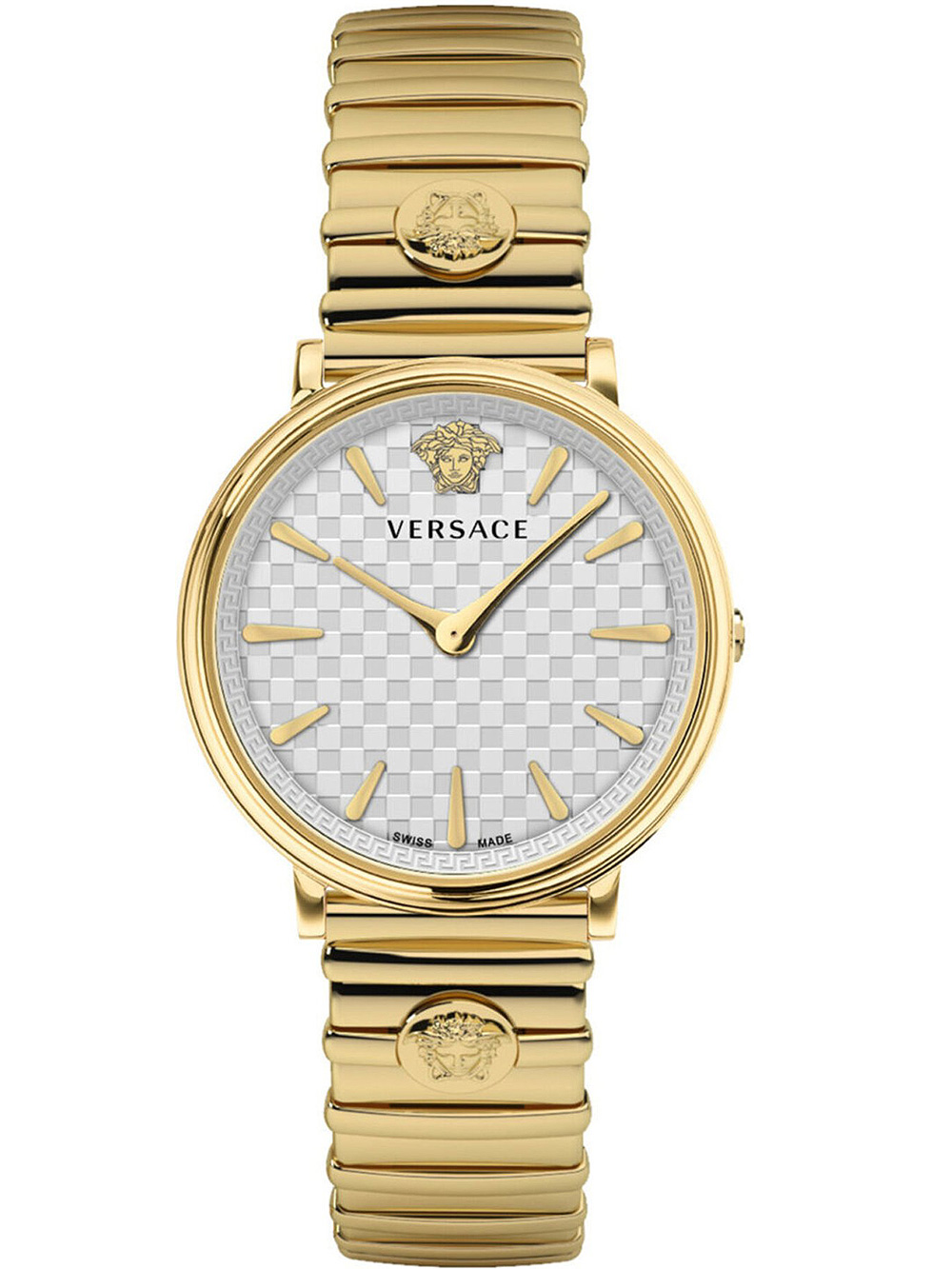 Zegarek damski Versace V-Circle VE8104822 złoty