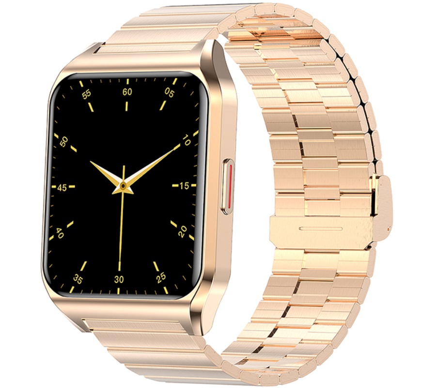 Zegarek męski Smartwatch Rubicon RNCE89 złota bransoleta złoty