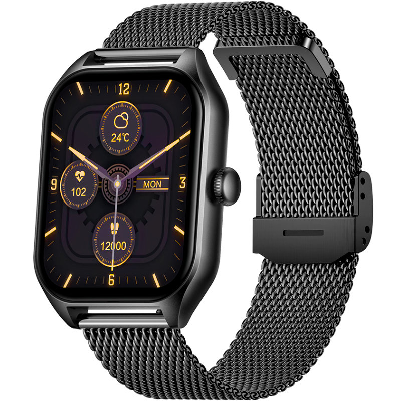 Zegarek damski Smartwatch Rubicon RNCF03 czarna bransoleta