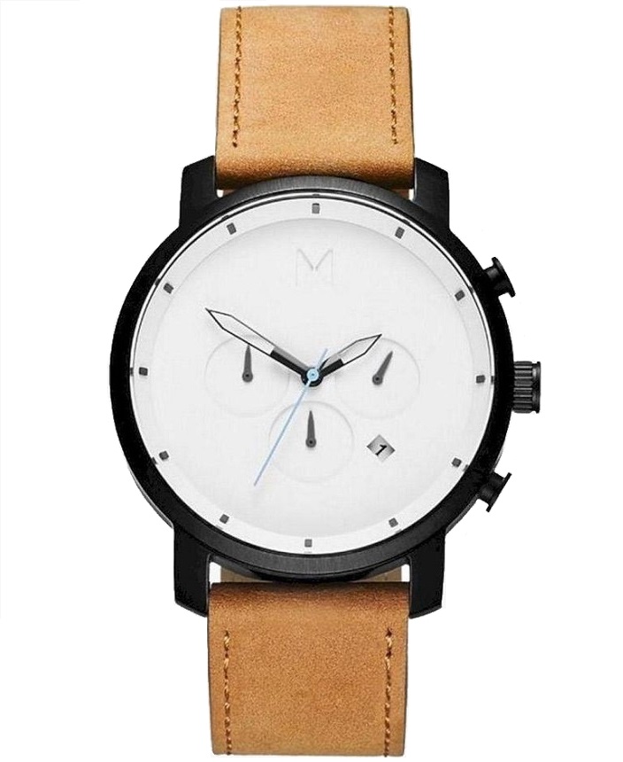 MVMT Chrono Black Tan D-MC01-WBTL
