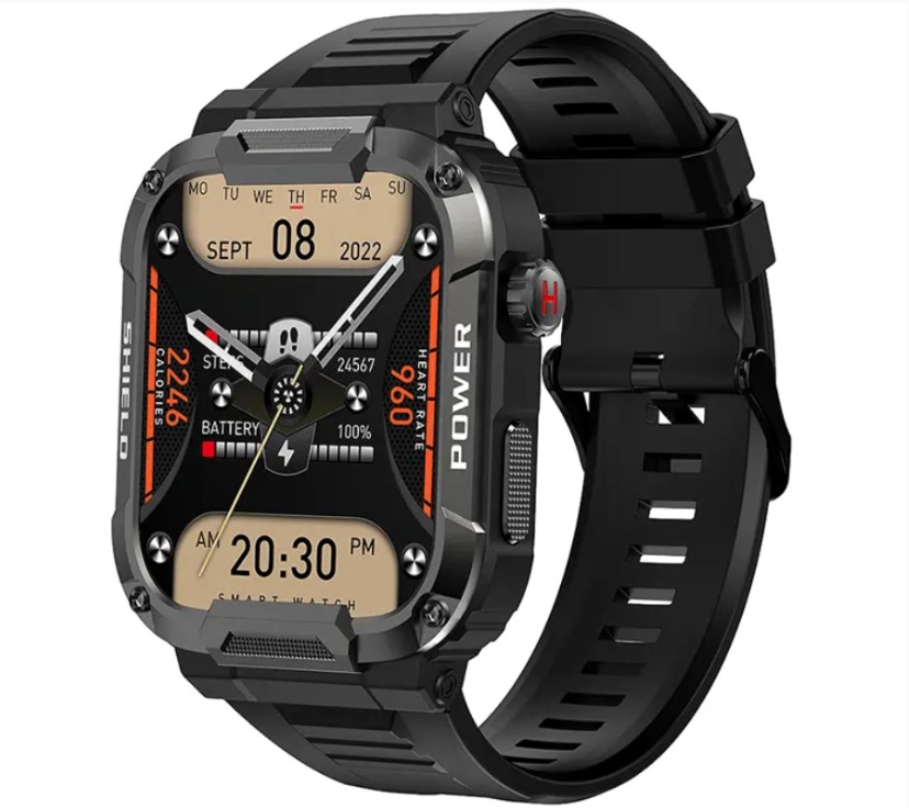 Zegarek męski Smartwatch Rubicon RNCF07 czarny