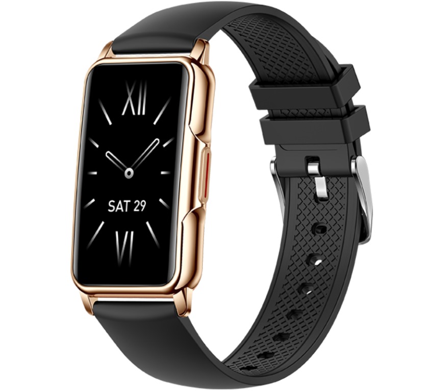 Zegarek damski Smartwatch Rubicon RNCF04 czarny silikon