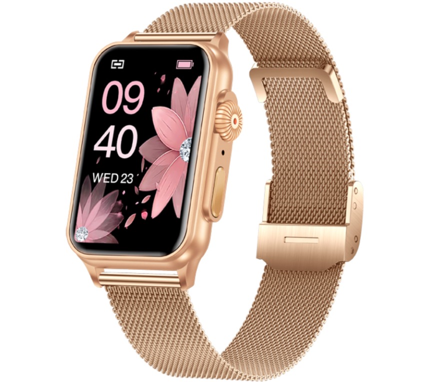 Zegarek damski Smartwatch Rubicon RNCF06 różowe złoto