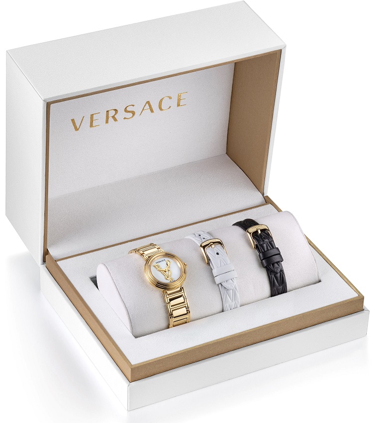 Zegarek damski Versace Virtus Set VET300221 złoty