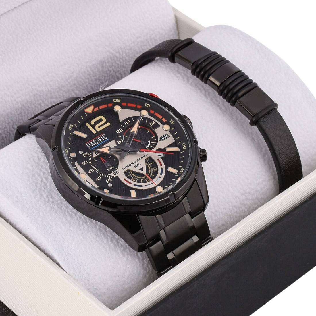 Zegarek męski Zestaw prezentowy dla niego X Komplet Pacific X0095-02