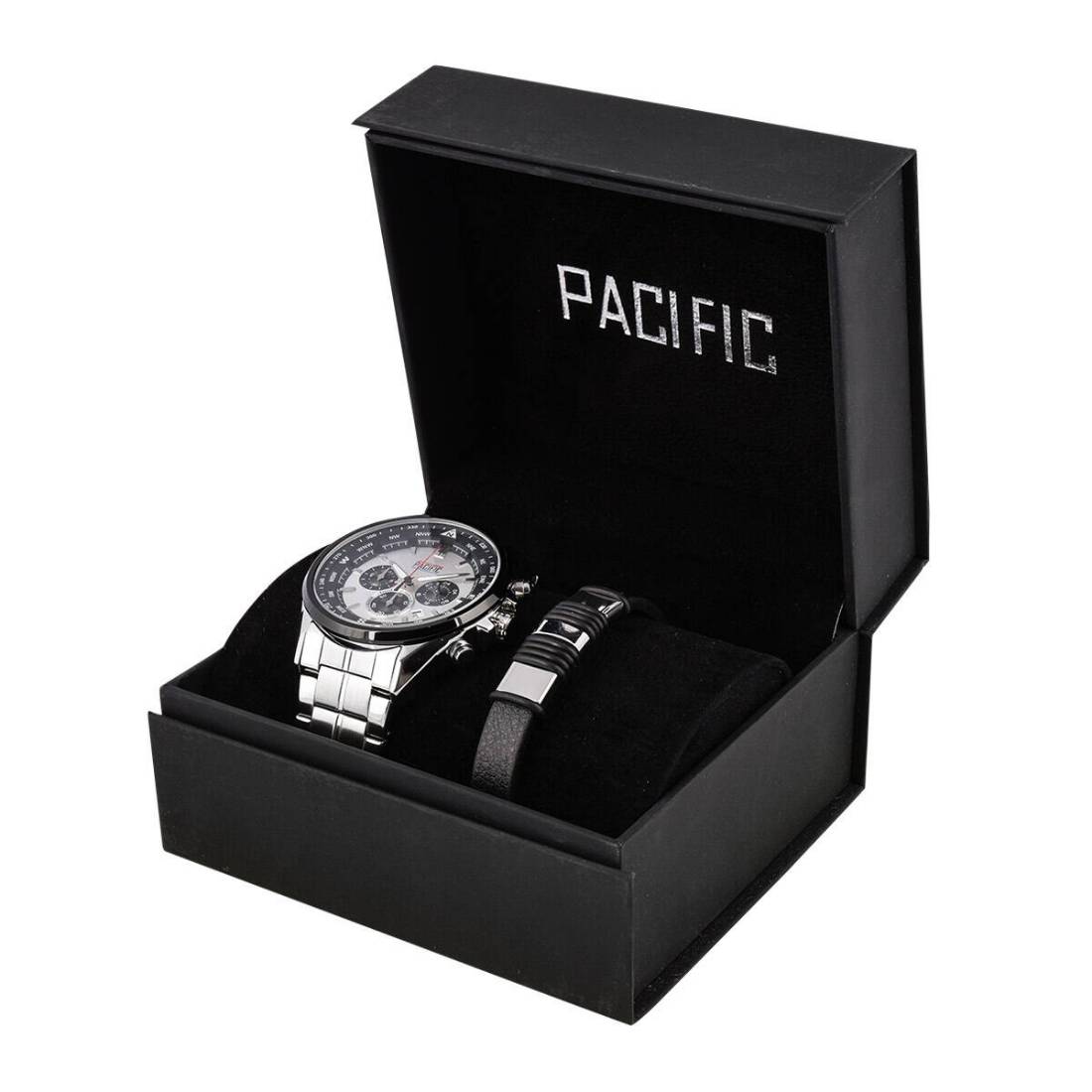 Zegarek męski Zestaw prezentowy dla niego X Komplet Pacific X0096-01