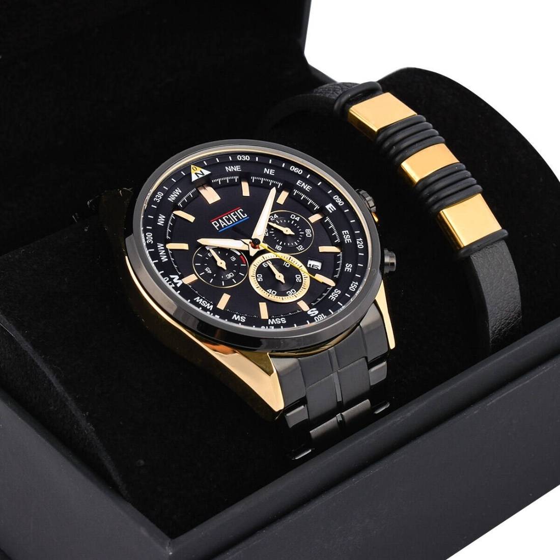 Zegarek męski Zestaw prezentowy dla niego X Komplet Pacific X0096-03