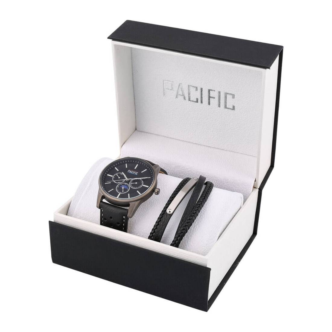 Zegarek męski Zestaw prezentowy dla niego Komplet Pacific X0088-10