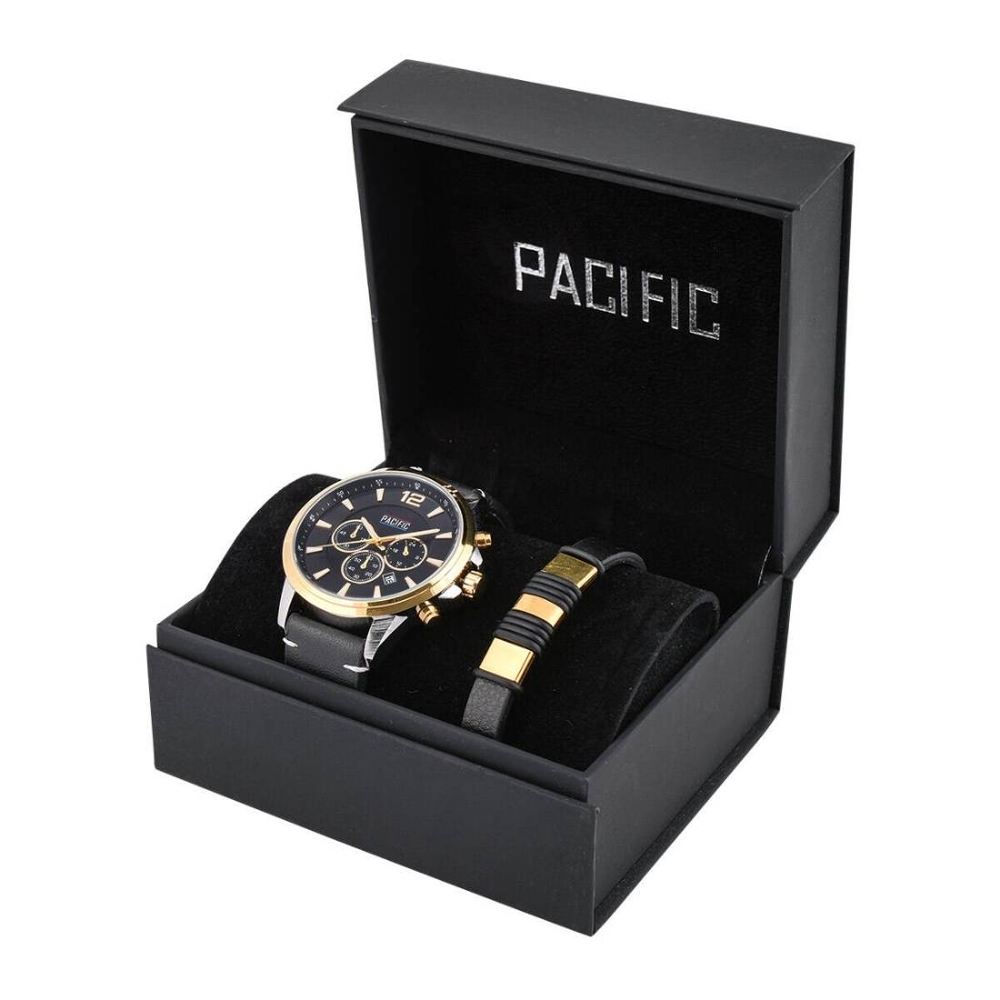 Zegarek męski Zestaw prezentowy dla niego Komplet Pacific X0094-09