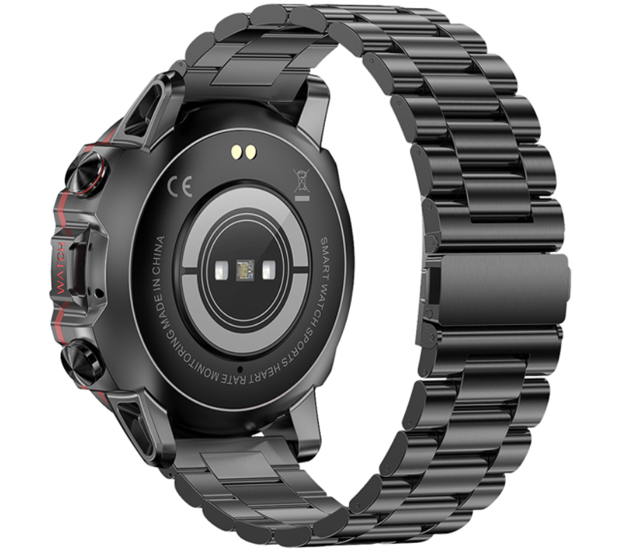Smartwatch Rubicon RNCF18 czarna bransoleta i czarny silikon