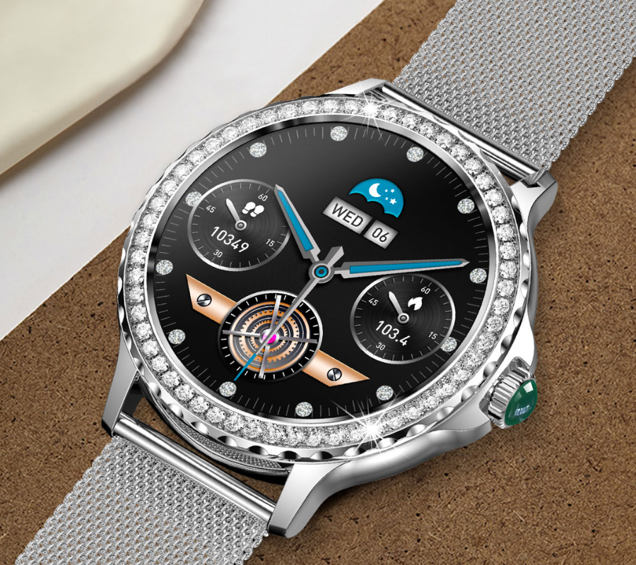 Smartwatch Rubicon RNCF19 srebrny
