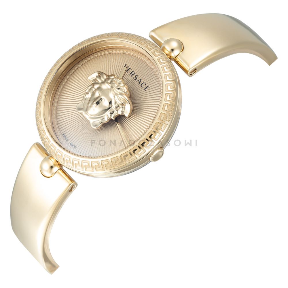 Zegarek damski Versace Palazzo VECQ00618 złoty