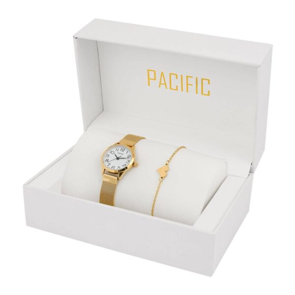 Zestaw prezentowy zegarek i bransoletka Pacific X6131-02A prezent na komunię dla dziewczynki