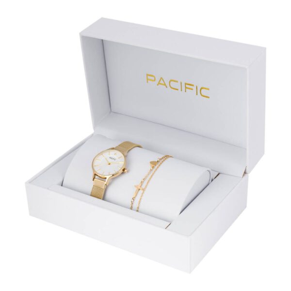 Zestaw prezentowy zegarek i bransoletka Pacific X6133-02B  prezent na komunię dla dziewczynki