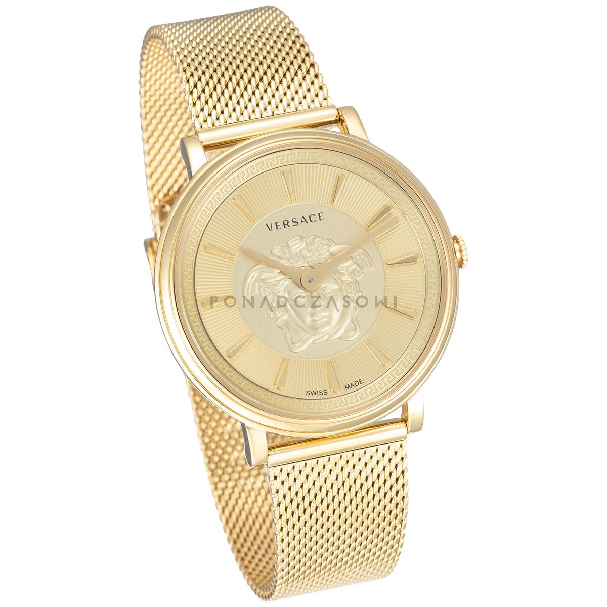 Zegarek damski Versace V-Circle VE8102219 złoty