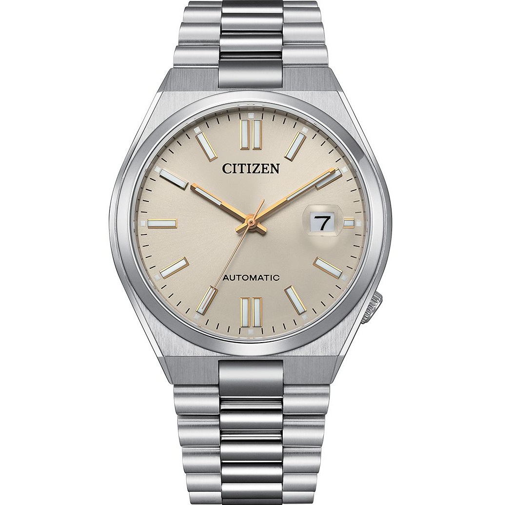 Zegarek męski Citizen NJ0151-88W Tsuyosa Automatic Classic Sapphire Mechanical srebrny