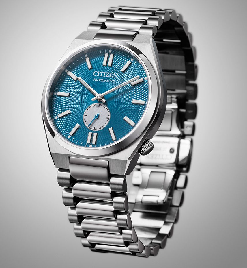 Zegarek męski Citizen NK5010-51L Tsuyosa Small Second Automatic Classic Sapphire srebrny