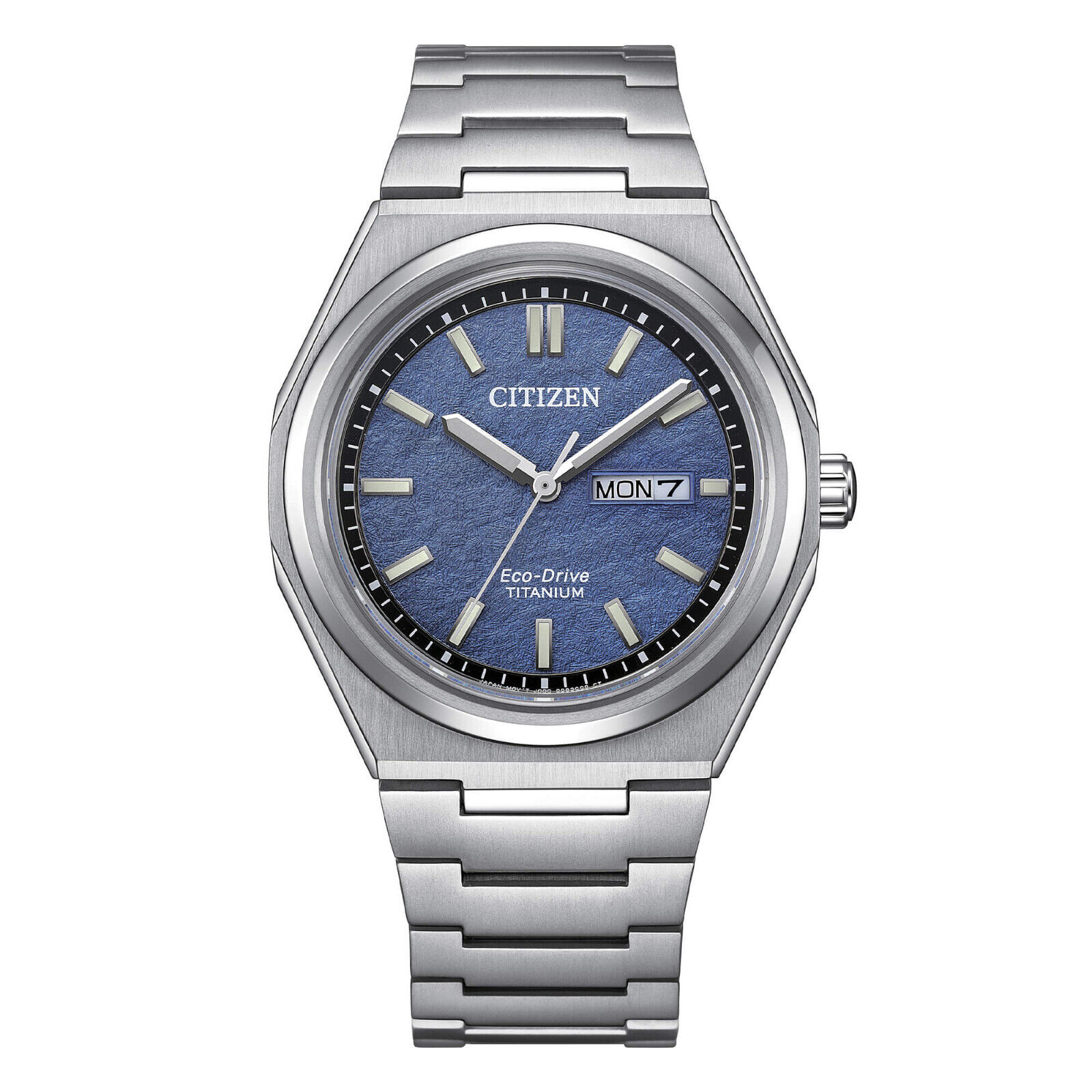 Zegarek męski Citizen AW0130-85LE Eco-Drive Super Titanium srebrny