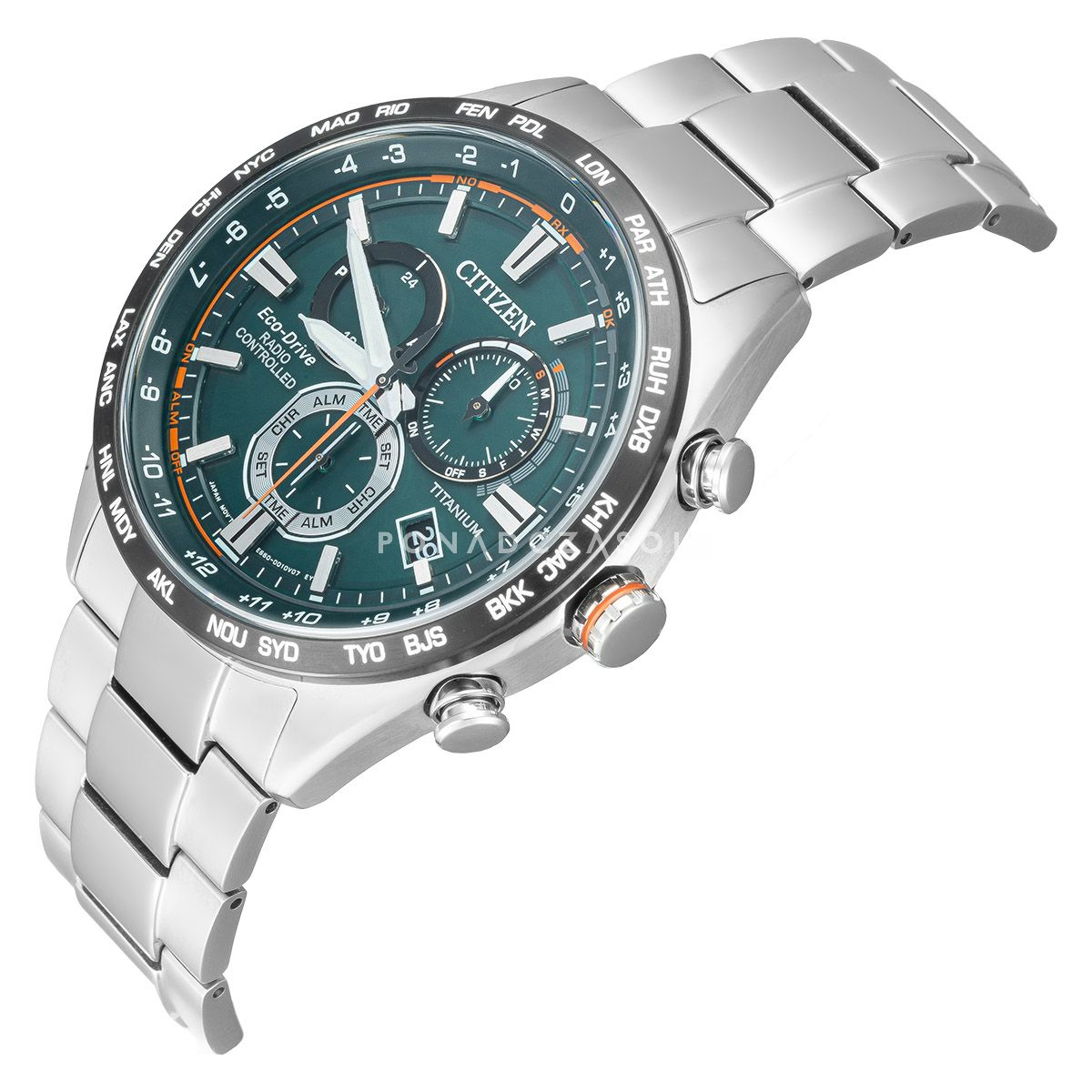 Zegarek męski Citizen Eco-Drive CB5946-82X Radio-Controlled srebrny