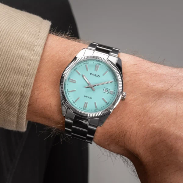 Casio Classic Tiffany Blue MTP-1302PD-2A2V
