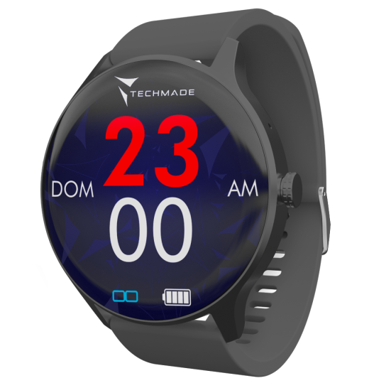 Smartwatch Techmade TM-DYNAMIC-DGY Dynamic Black Bundle czarny