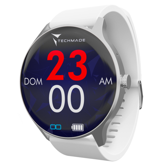 Smartwatch Techmade TM-DYNAMIC-WH Dynamic White Bundle biały