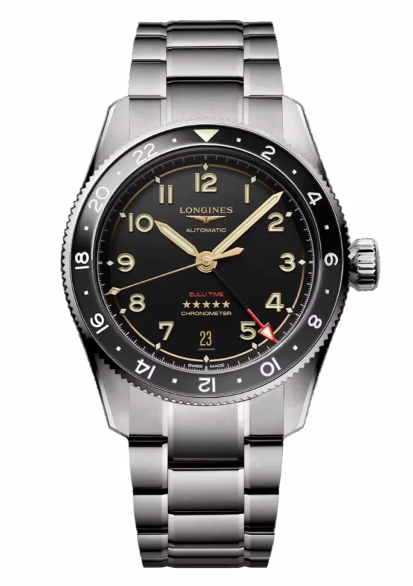 Longines L3.802.1.53.6 Spirit Zulu Time Titanium