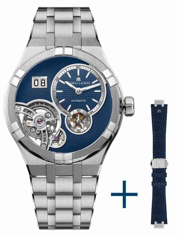 Maurice Lacroix AI6118-SS00E-430-C Aikon Master Grand Date Zestaw