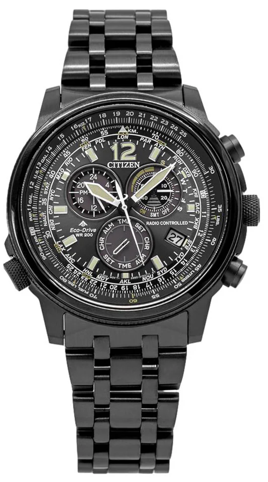 Citizen CB5865-82E Eco Drive Chrono Pilot Radiocontrol