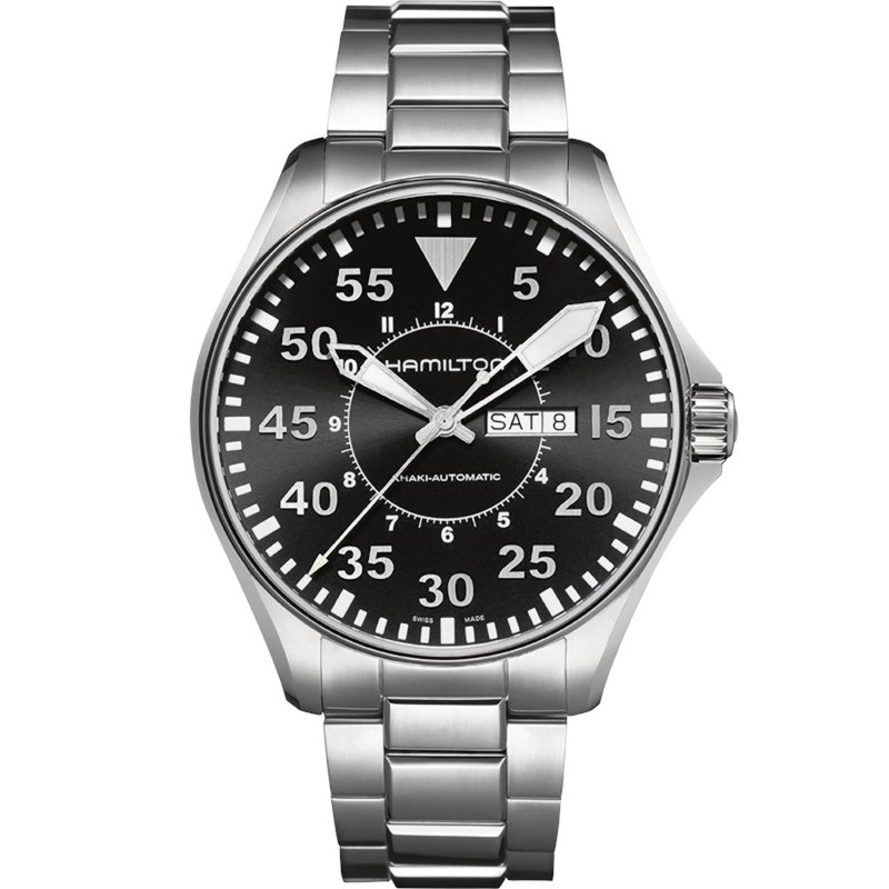Hamilton H64715135 Khaki Aviation Pilot Day Date Auto