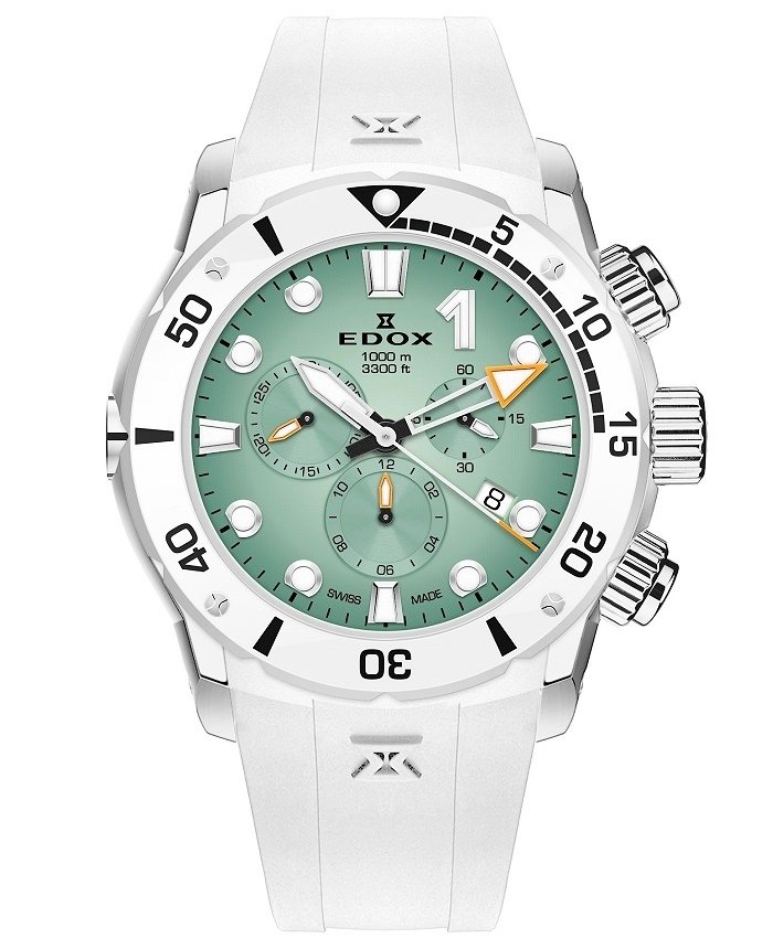 EDOX CO-1 Chrono Titanium 10242-TINBN-VIDNO
