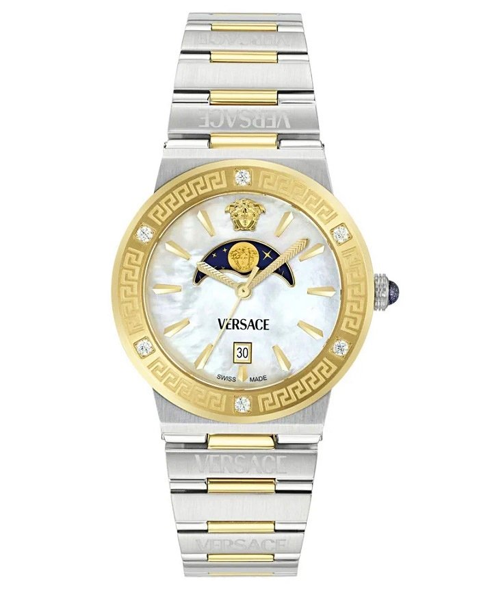 Versace Greca Logo Moonphase Diamonds VE7G00524
