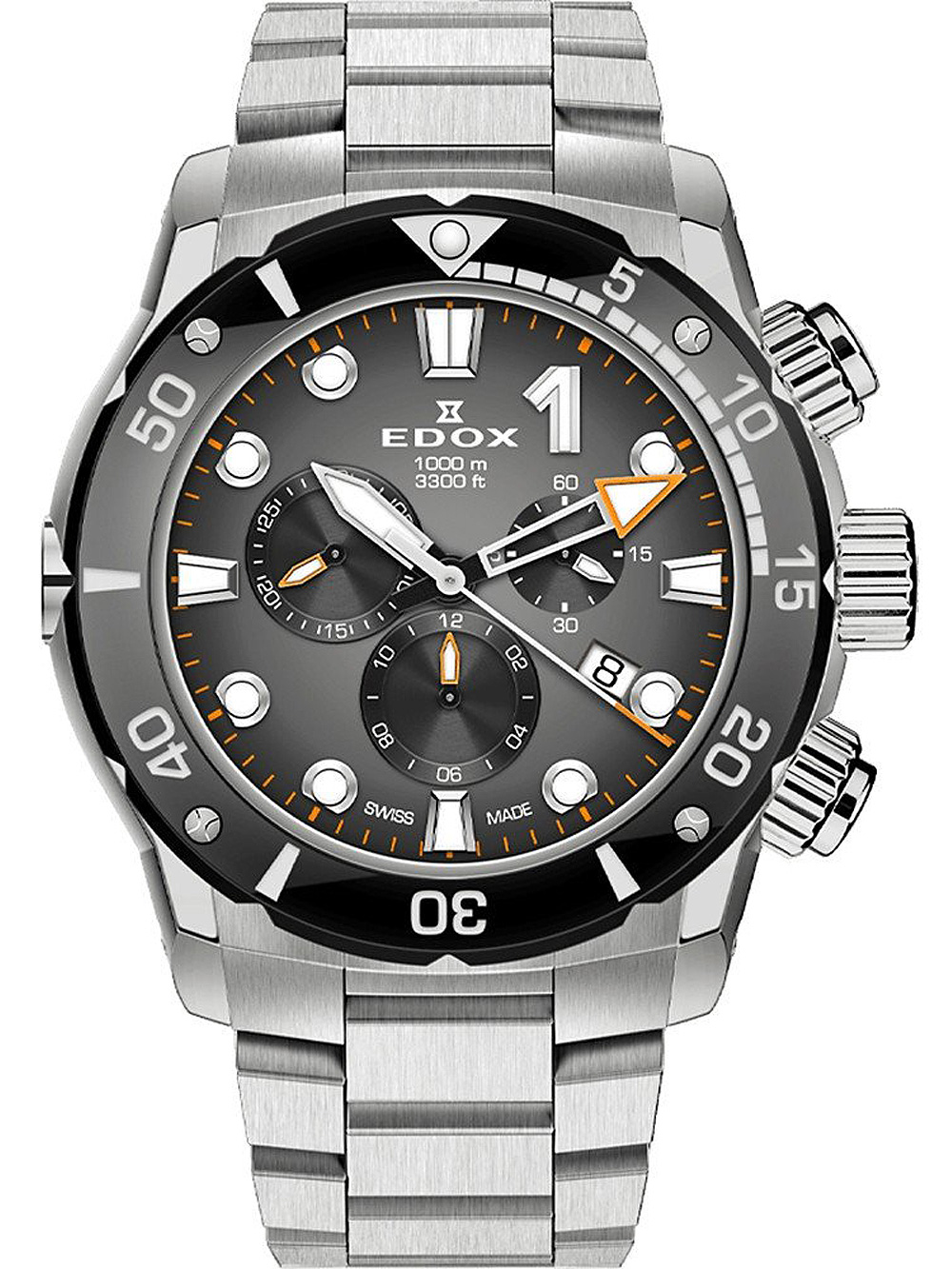 Edox CO-1 Chronograph 10242-TINM-GIDNO