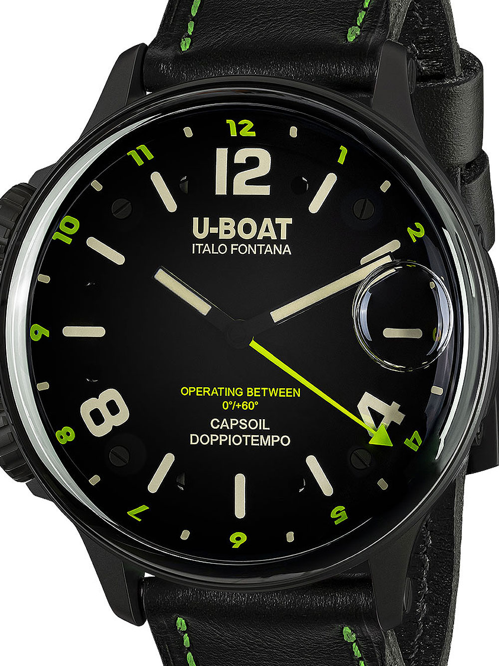 U-Boat Capsoil Doppiotempo DLC GMT 9675