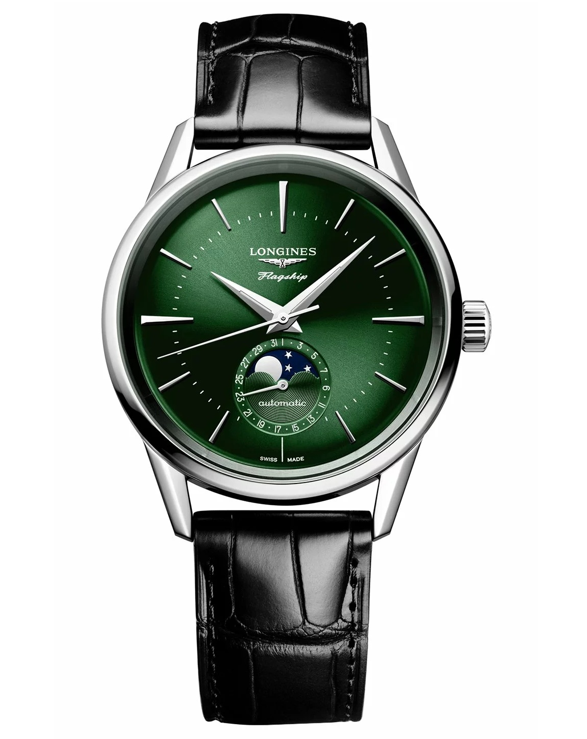 Longines L4.815.4.02.2 Flagship Heritage Moonphase