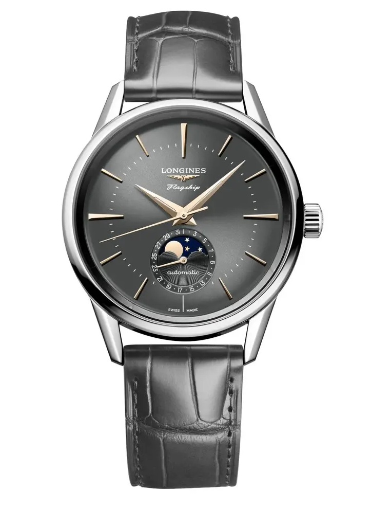 Longines  L4.815.4.52.2 Flagship Heritage Moonphase